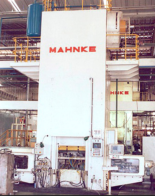Ferramentas usando prensas MAHNK de até 500 toneladas